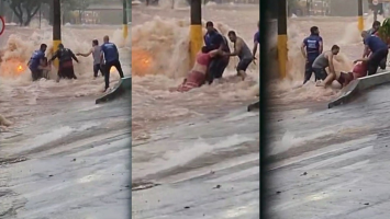 VÍDEO: mulheres são resgatadas por moradores após carro ser tomado por enxurrada em Bauru